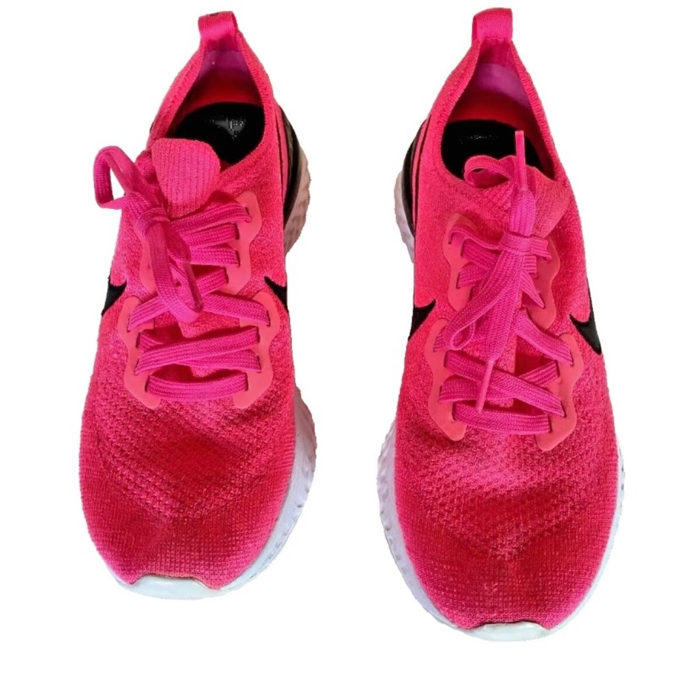 Nike Epic React Flyknit Women's Pink/Black Trainers/Running Shoes